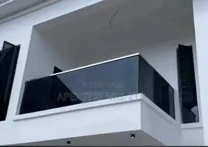 Dark Glass Balcony Rails