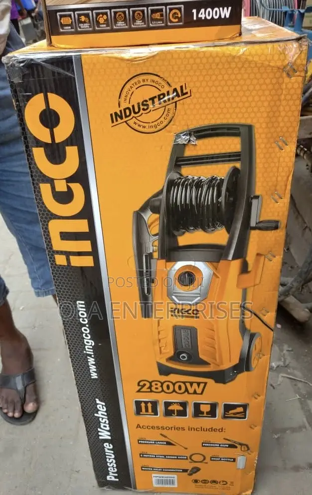 Ingco Pressure Washer 2800w