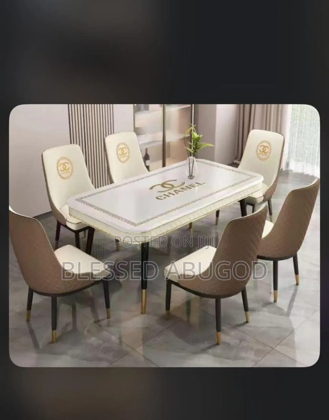 Executive Dining Table With Six Chair