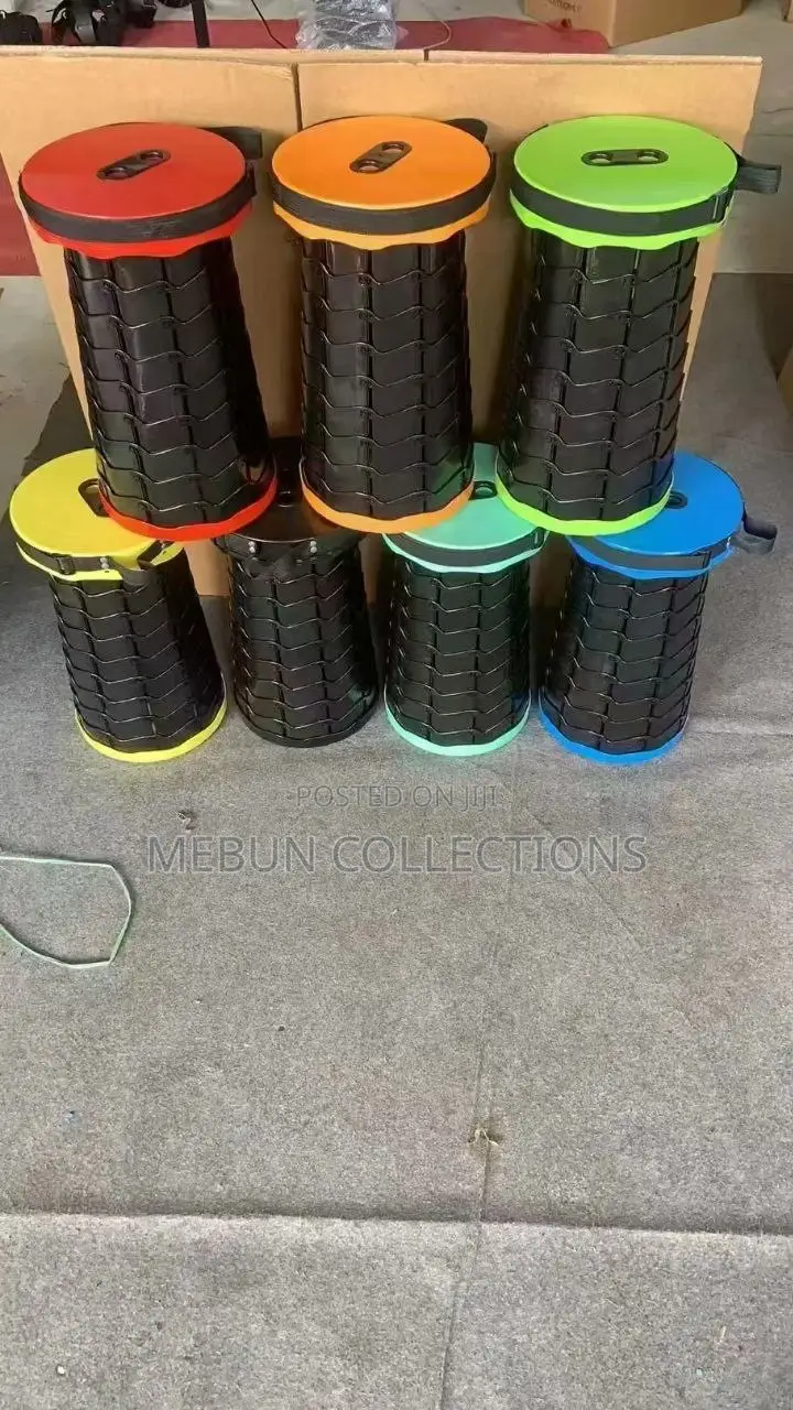 Classy Design Foldable and Retractable Stool
