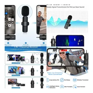  3in1 Dual Wireless Microphone Double Type-C iPhone