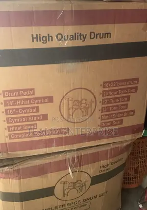 Yamaha Drum Set 5 Set With Complete Assesories Incl Cymbals
