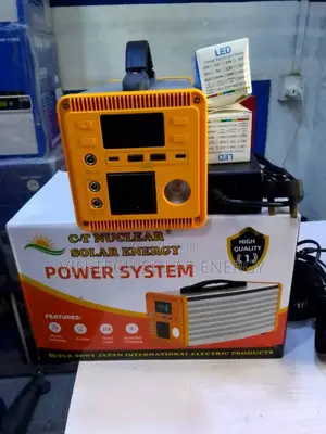 Photo - 500w Solar Generator With Two Bulbs