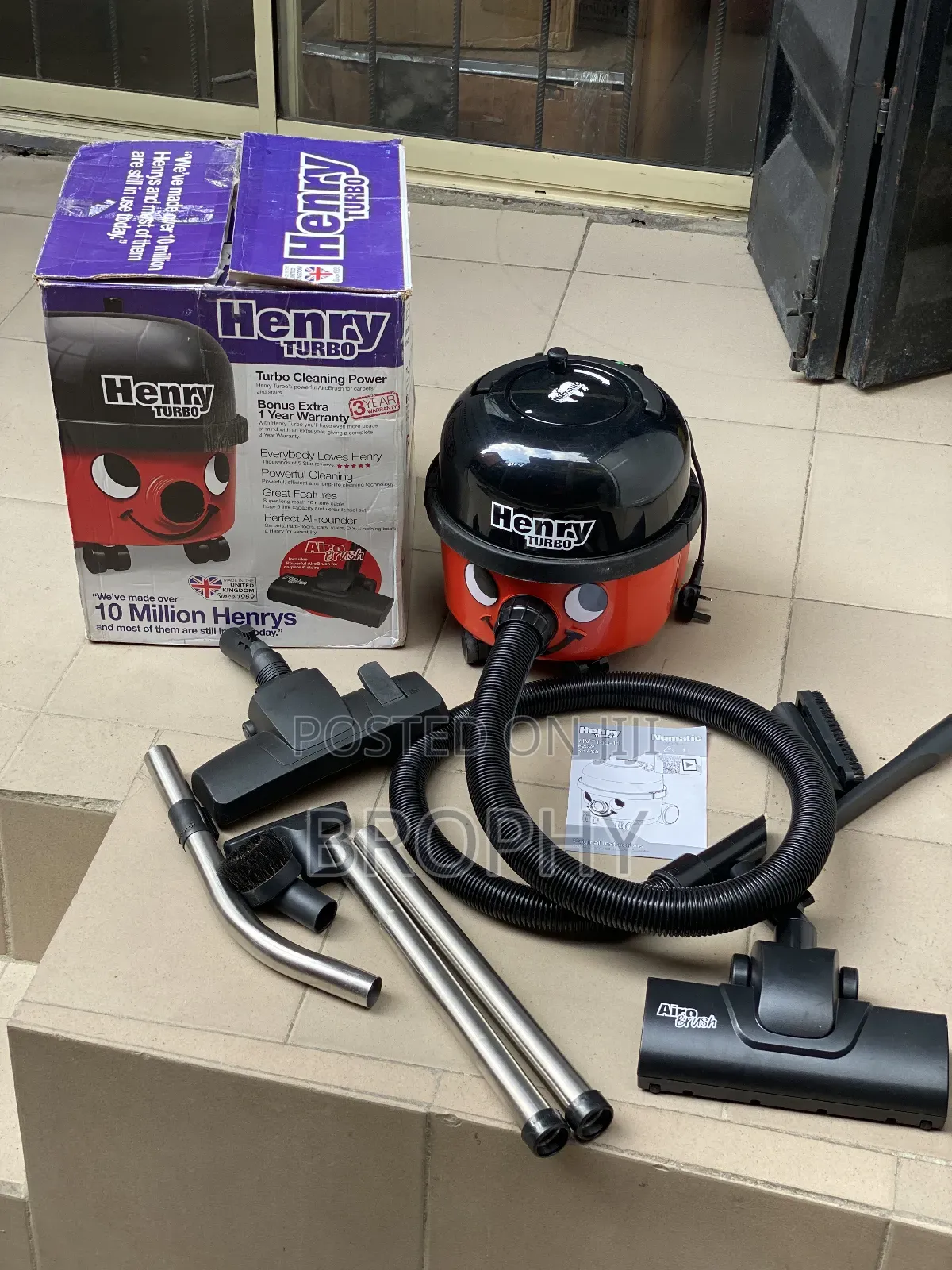 Durable Henry Turbo Vacuum Cleaner