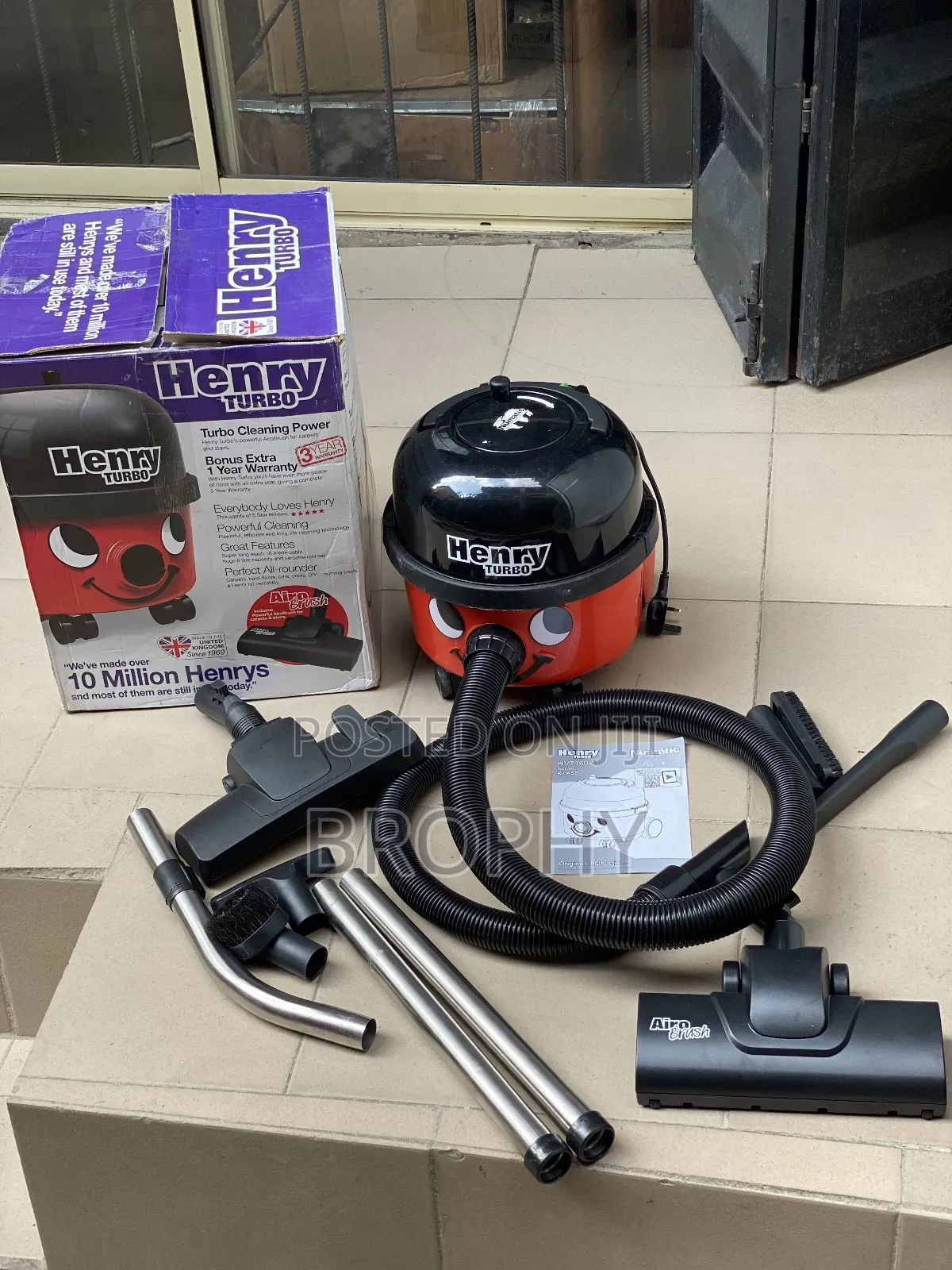 Durable Henry Turbo Vacuum Cleaner