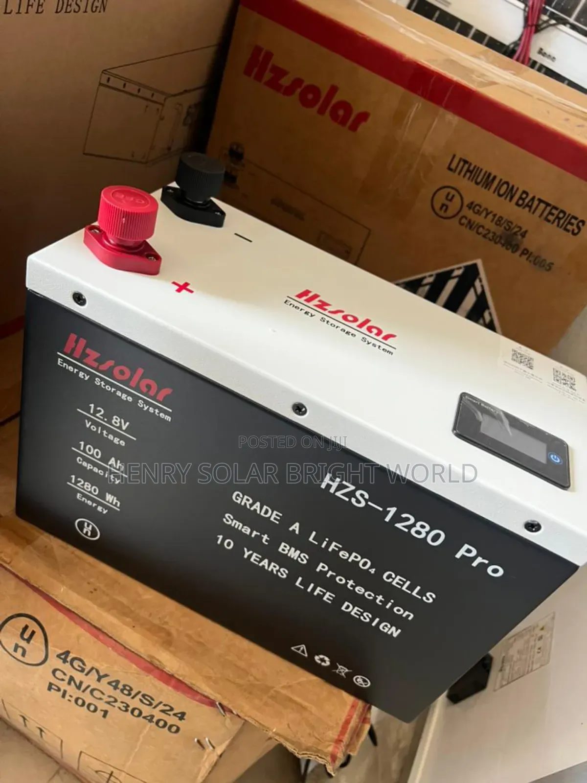 Hzsolar 12.8v 100ah Lithium Battery