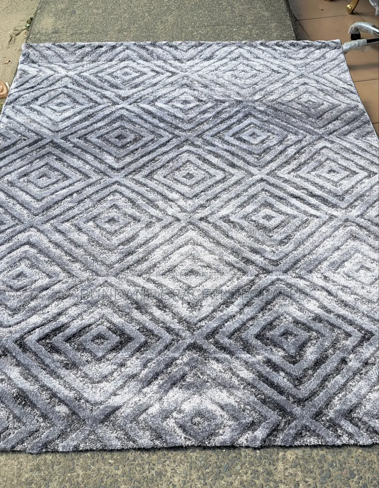 Coffee Table Rug Gray Colour.