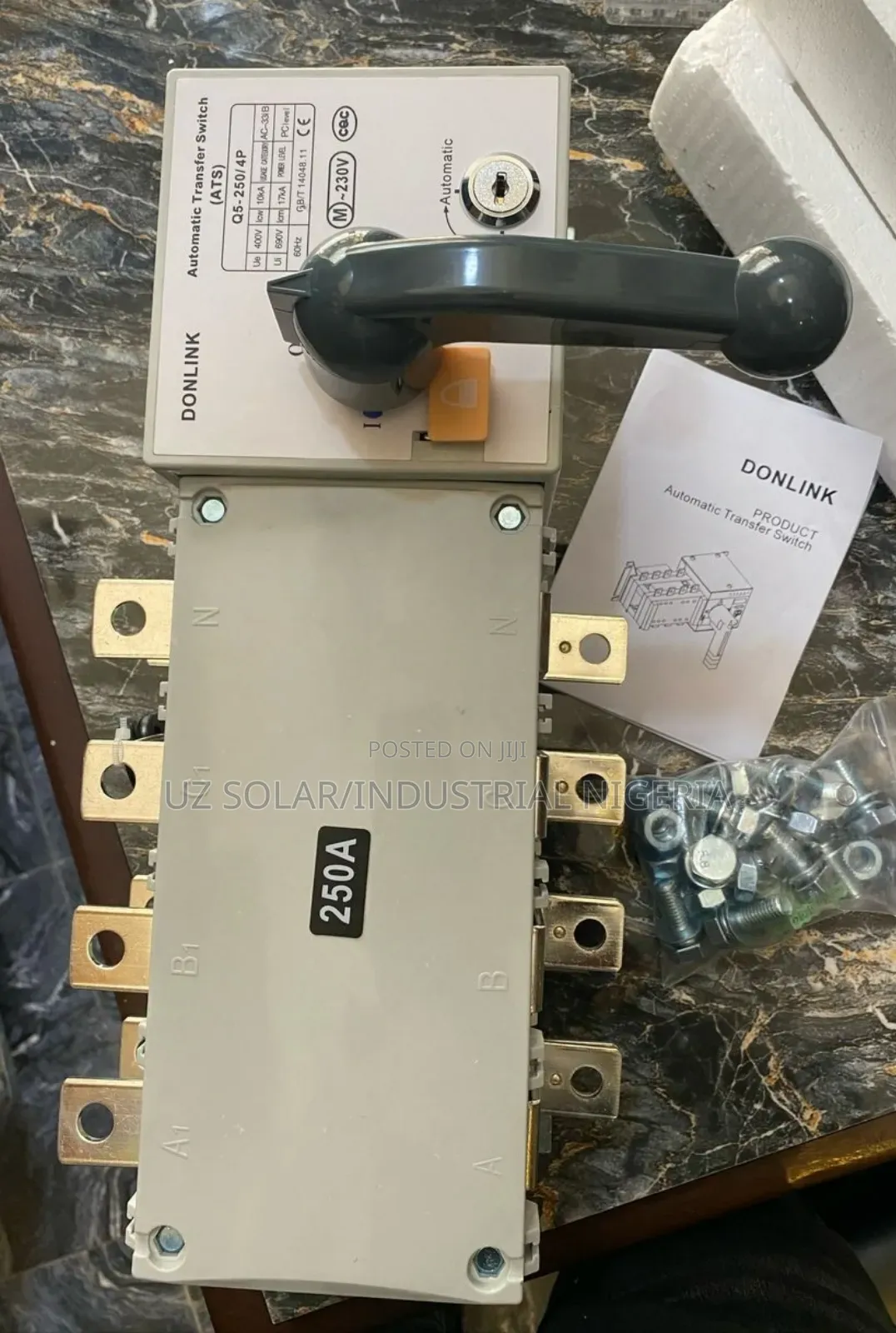 250ah Automatic Changeover Switch Don Link