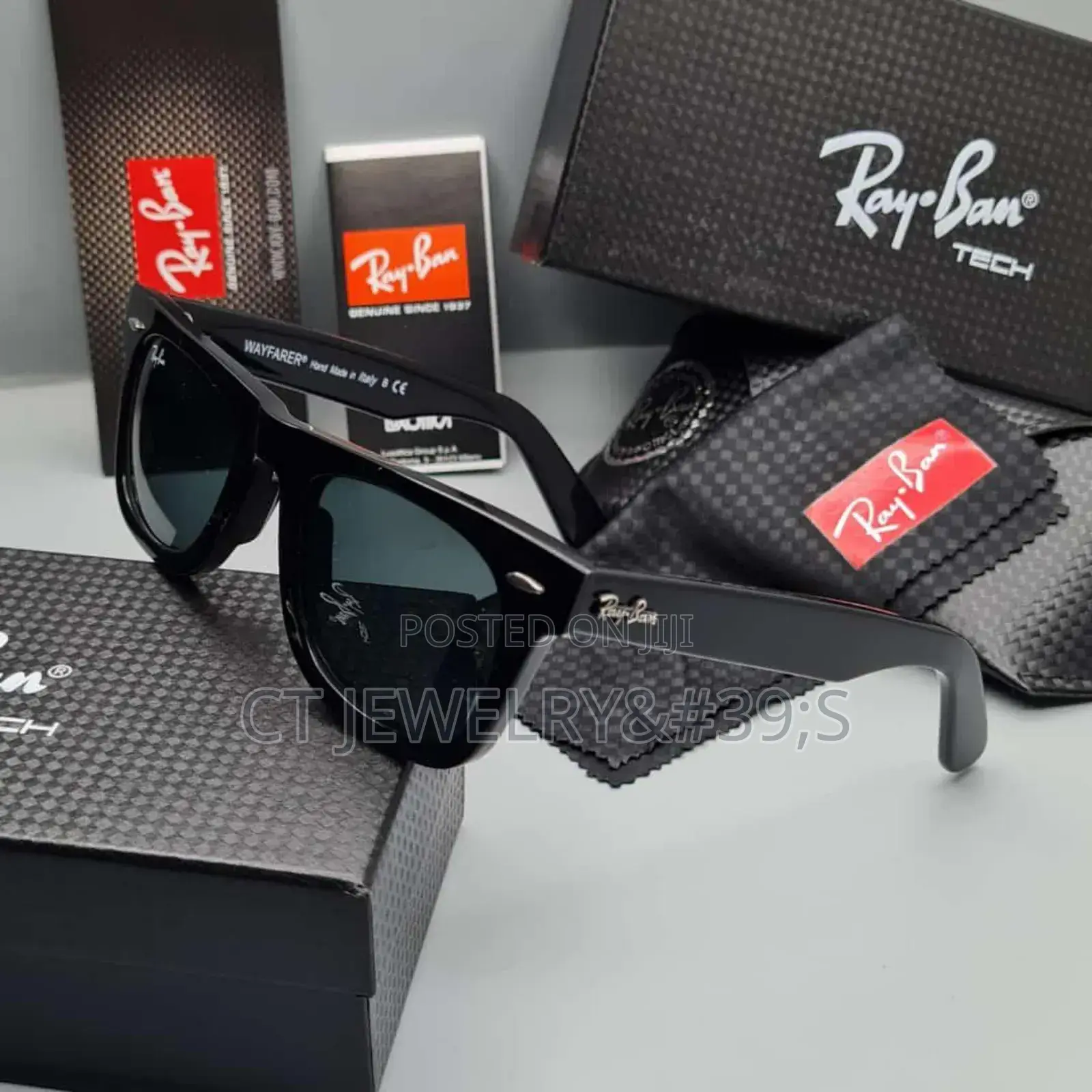 Nice Ray Ban Black/Brown (Big/Medium/Small Face Available)