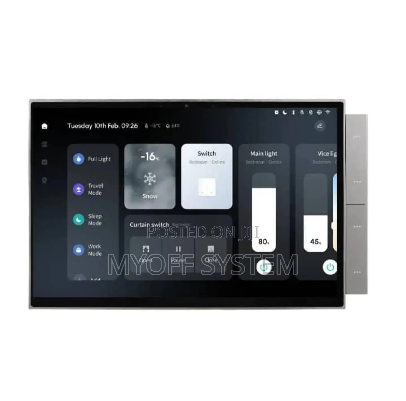 10.1 Inch High Definition Tuya Control Panel Max