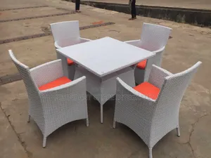Outdoor Wicker Suite White.