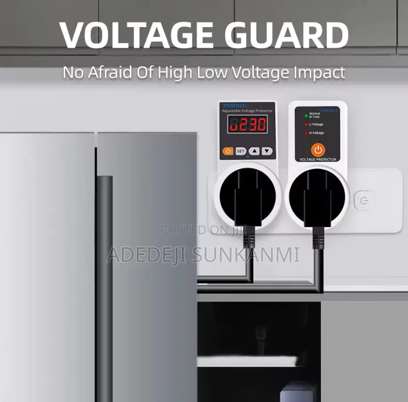 Adjustable 16a Ac 220v Voltage Protector Socket