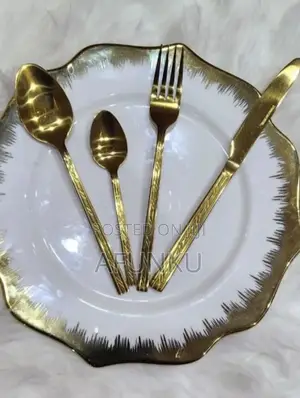 Gold Spoon Knife Dozen