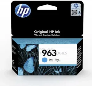 Photo - Hp 963 Cyan Original Ink Cartridge