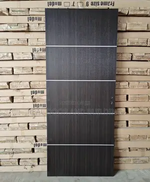Brown HDF Wooden Door (Hdf32)