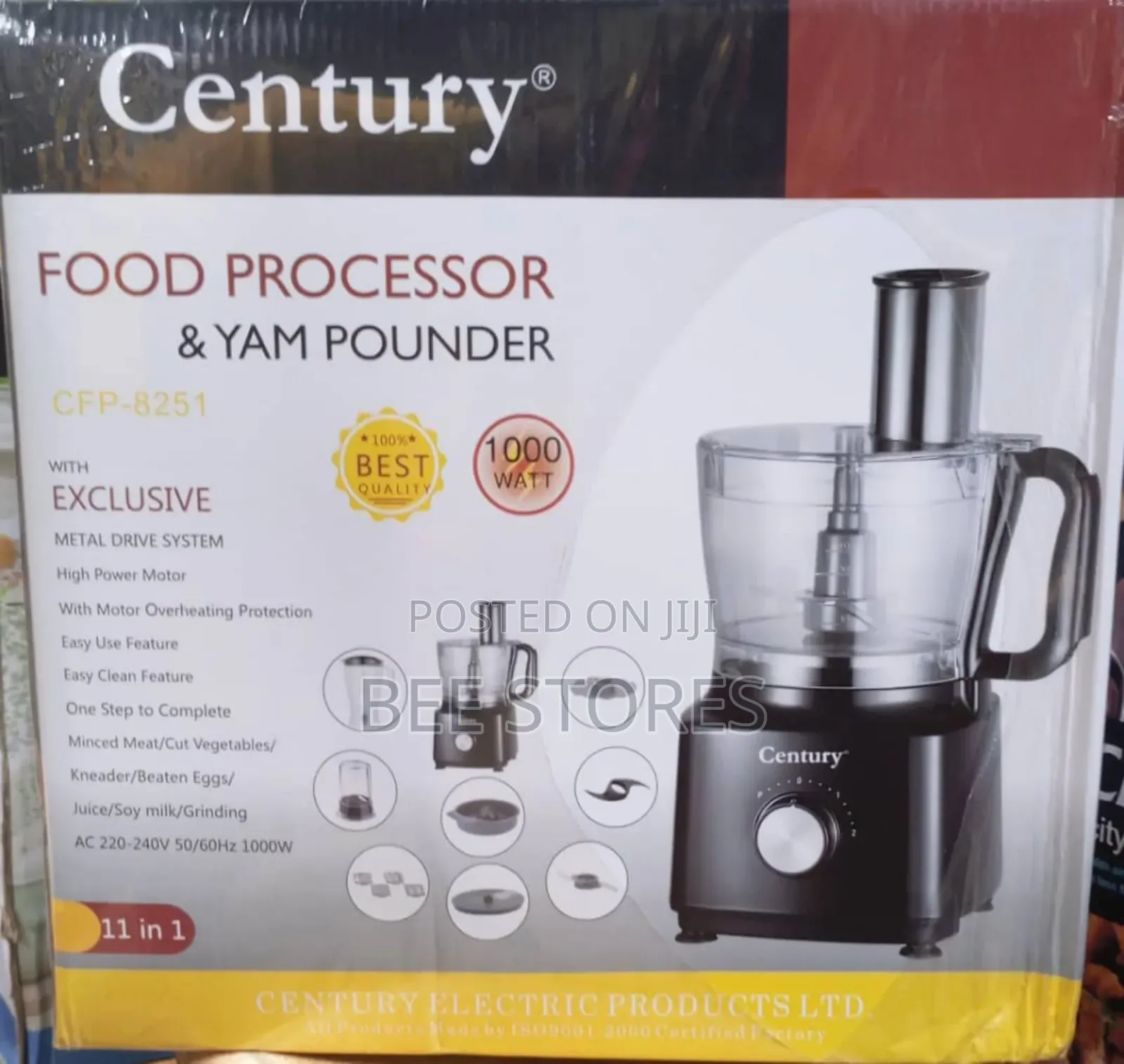 Century Food Processor and Yam Pounder