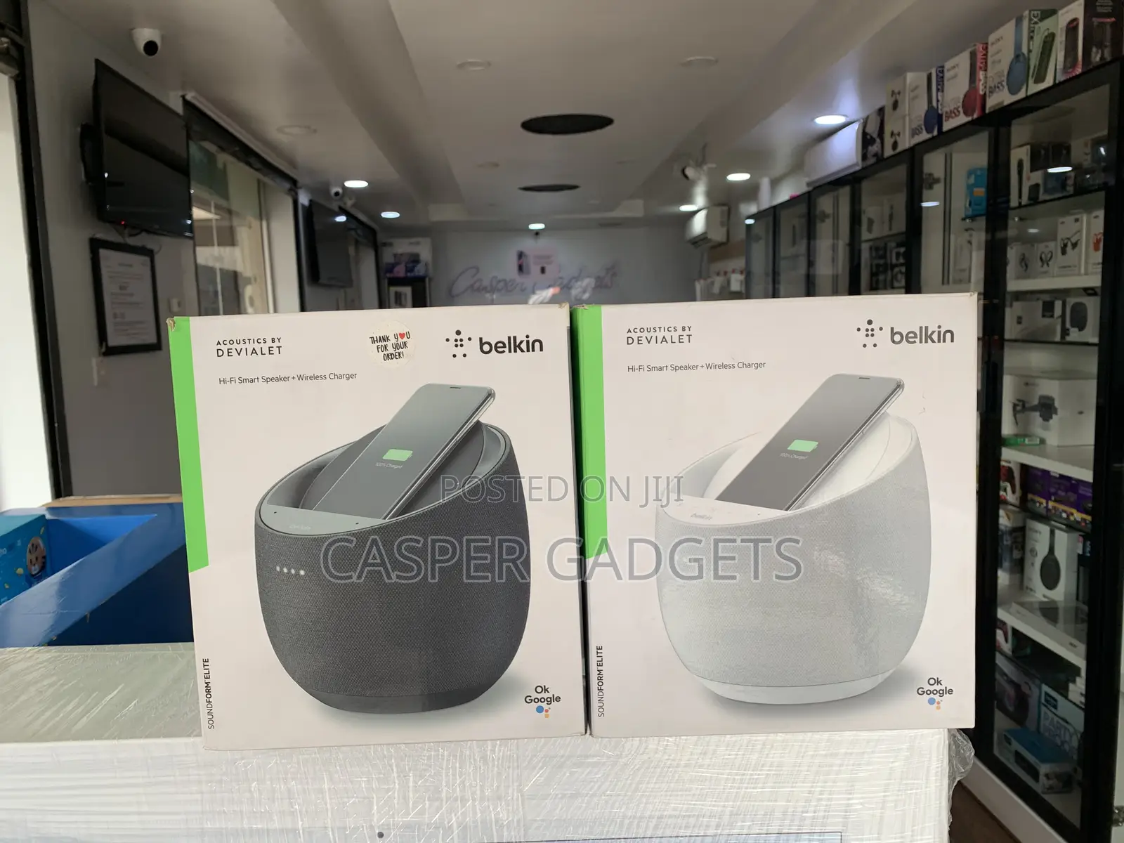 Belkin Hi-Fi Smart Speaker With Wireless Charger White