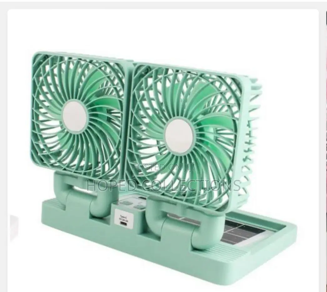 Doubleheaded Rechargeable Fan