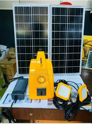 200w All in One Solar Generator With 4 Bulb