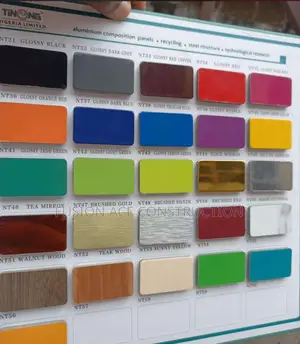 Alucoboard Wall Cladding in Different Colors and Patterns