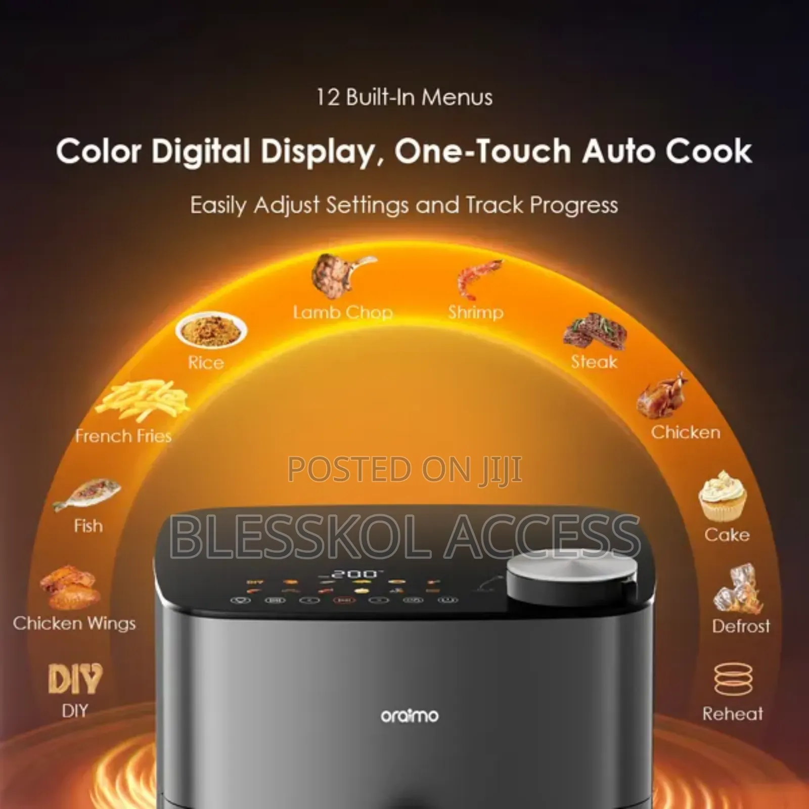 Oraimo Nutrifry Max 8l 2000w Air Fryer