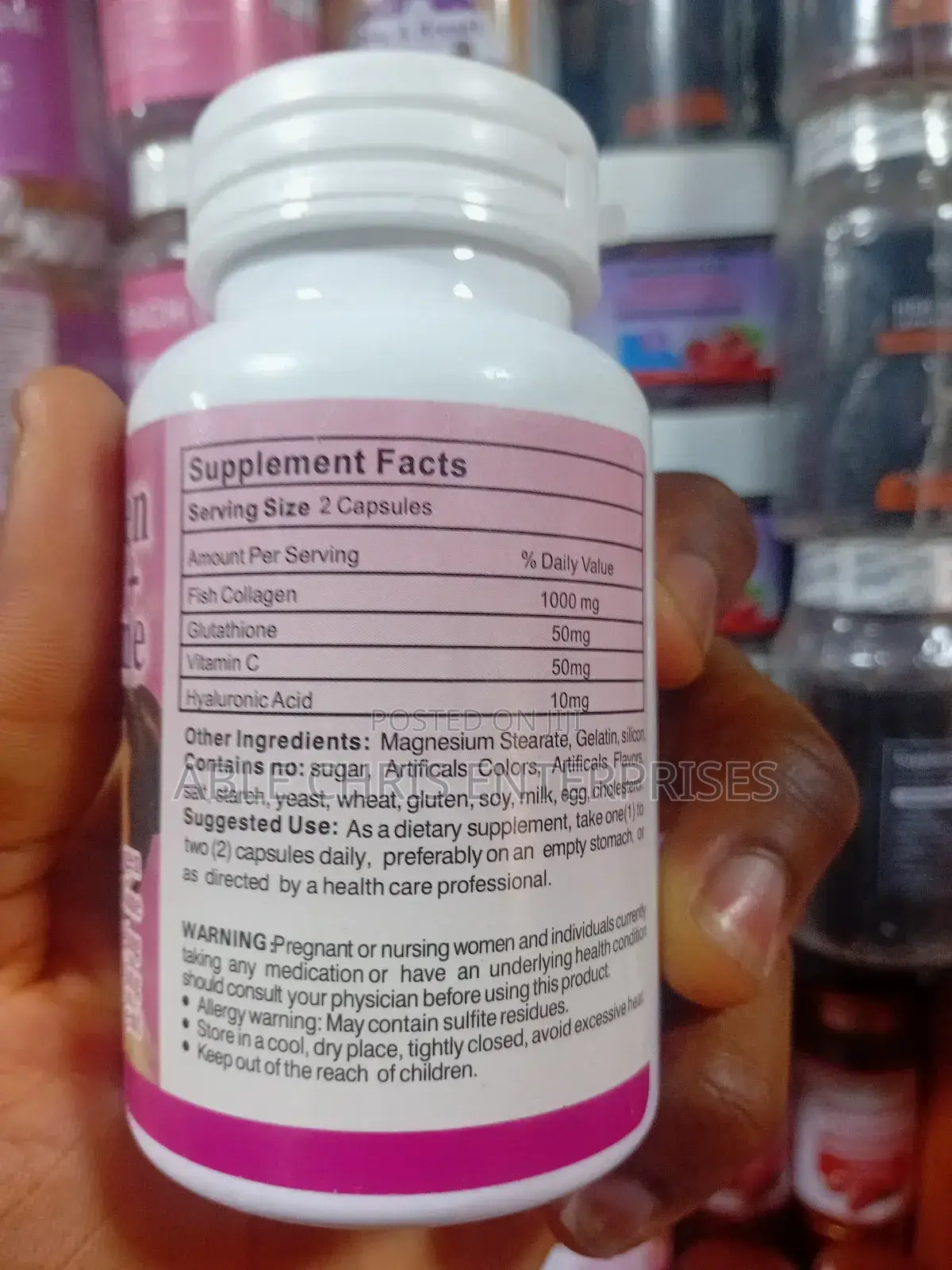 Called Collagen + Glutathione Capsules