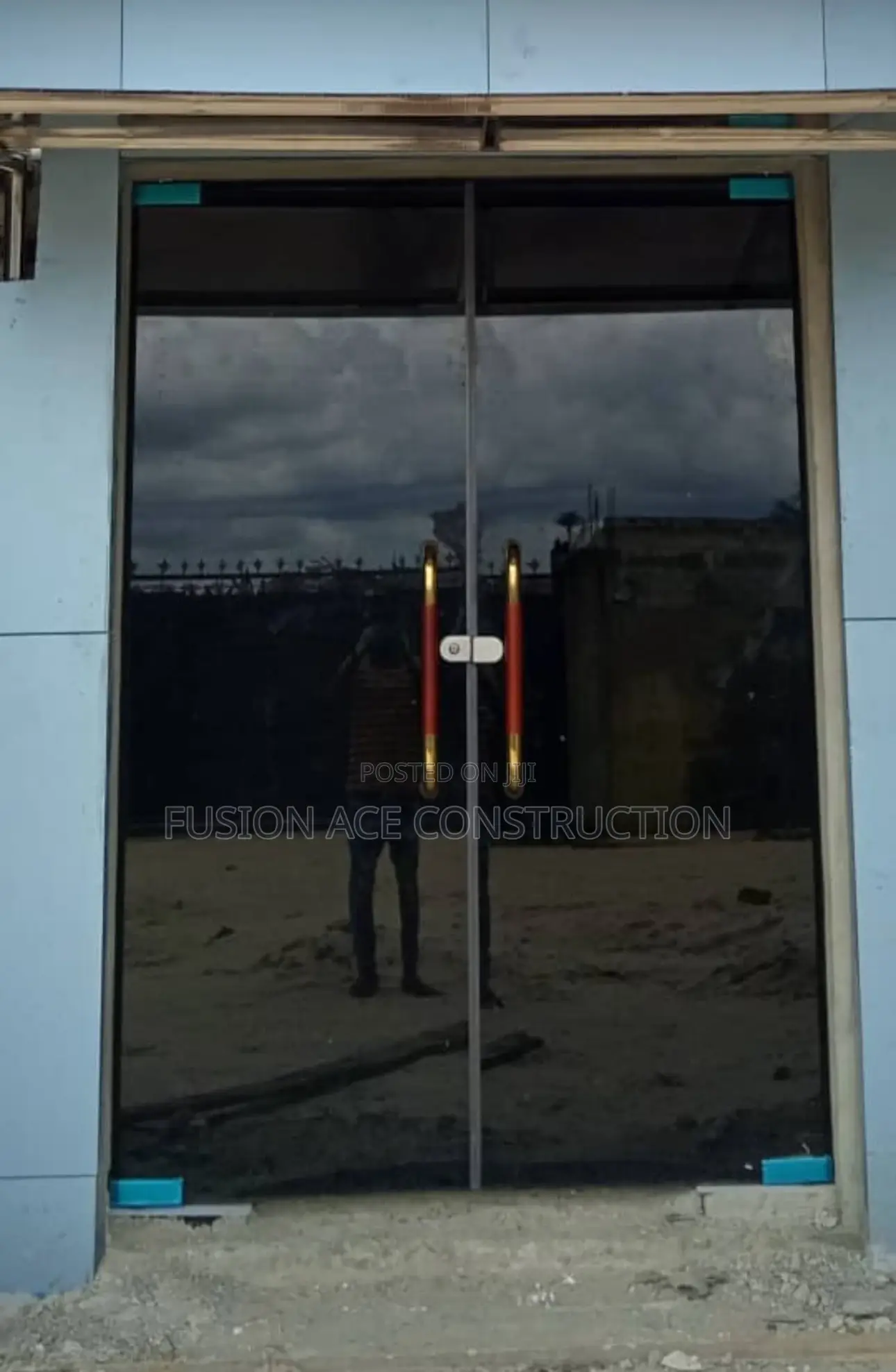 Tinted Frameless Glass Doors