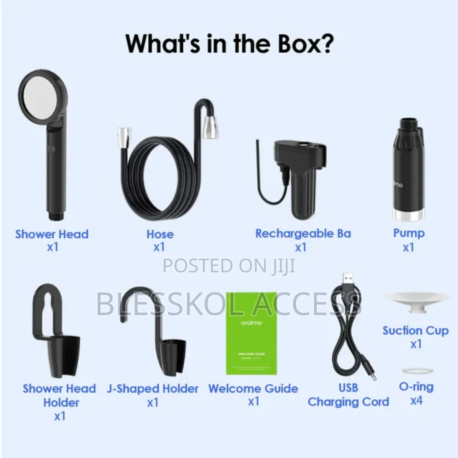 Oraimo Aquaflex Portable Shower 60min Usage