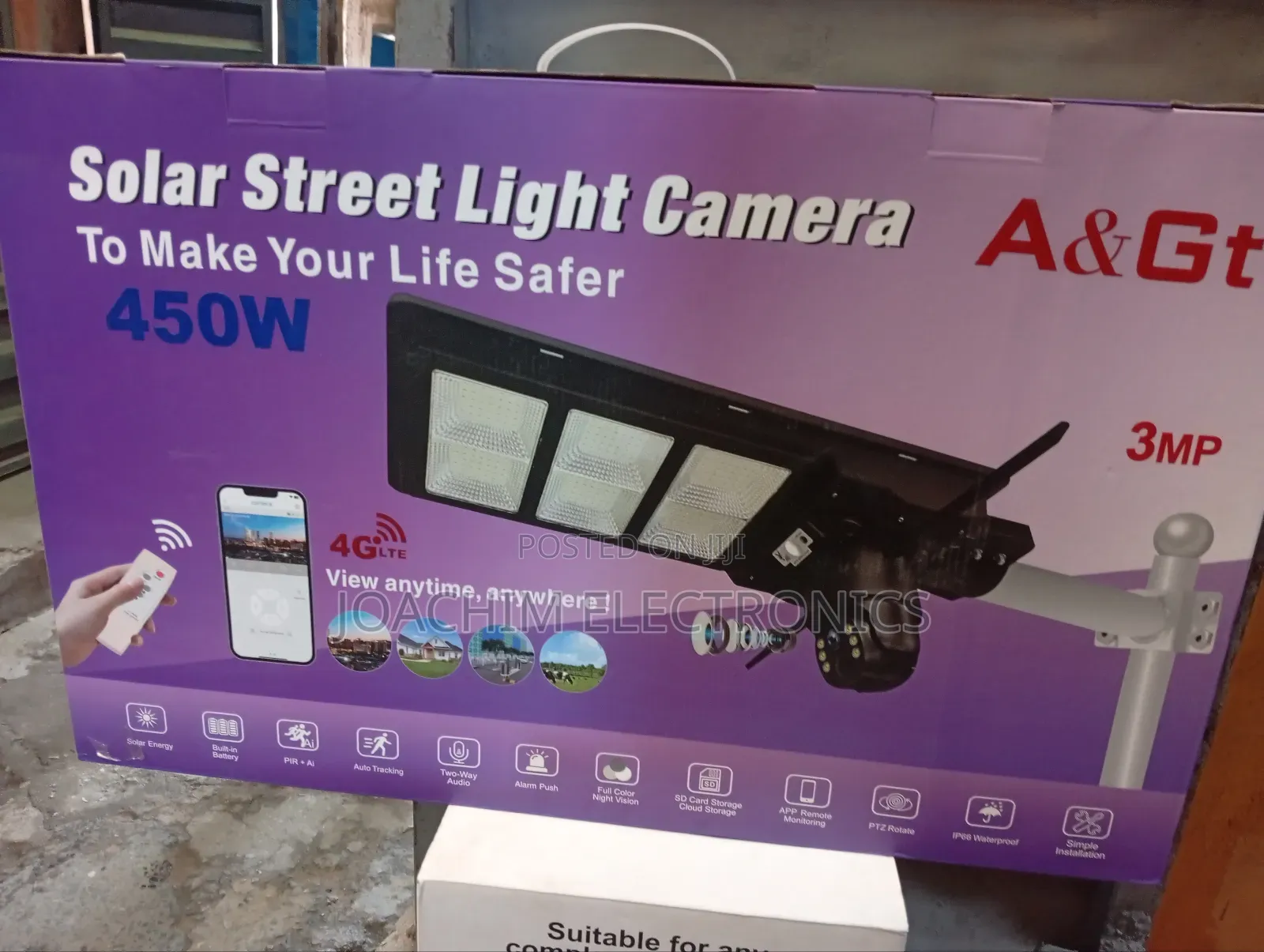 Solar Street Lights With Camera