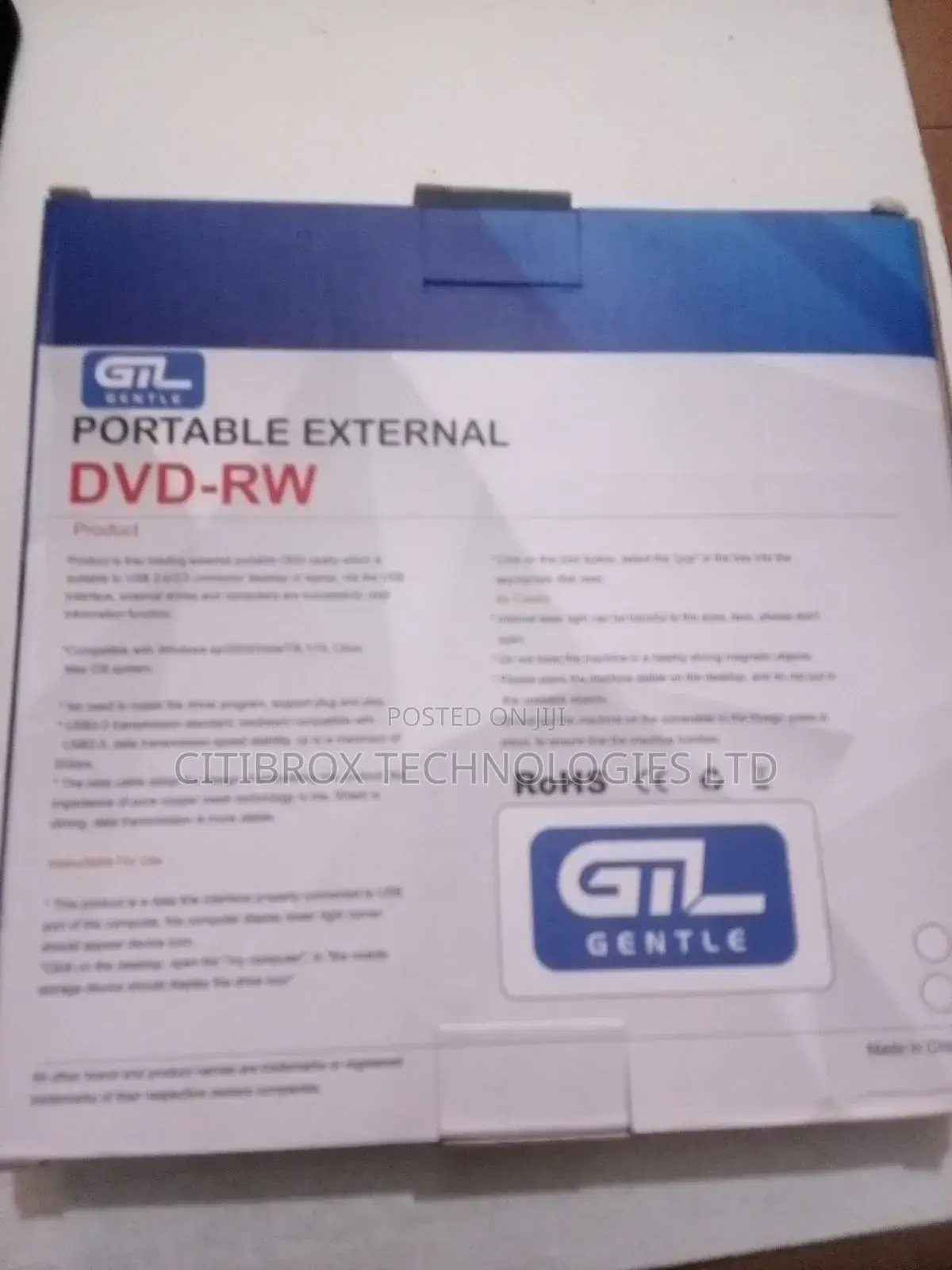 Portable External DVD -Rw Usb3.0