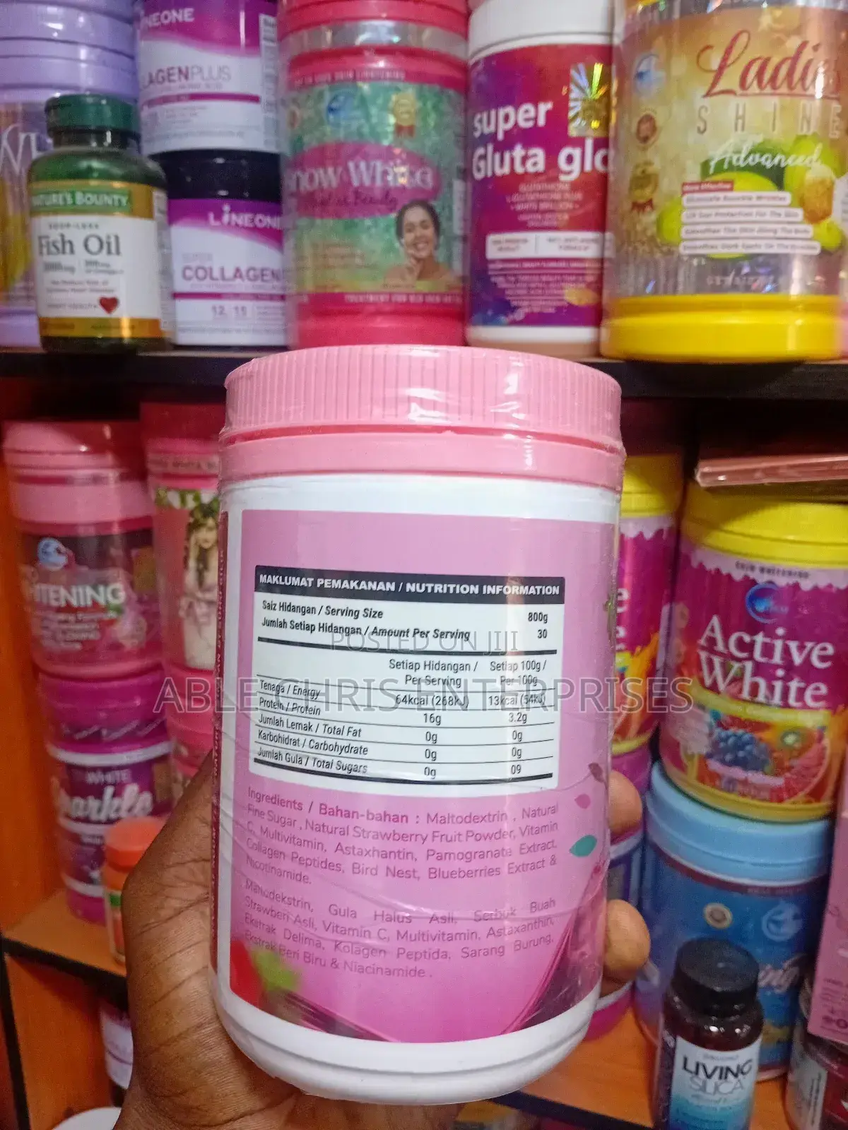 She Colla" Strawberry Juice Flavour