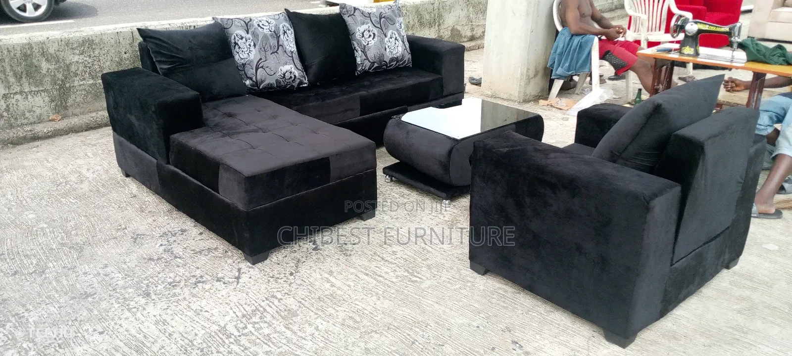 Standard L Shaped Sofa Sets With Center Table
