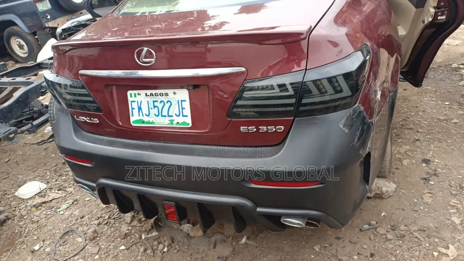 Back Light and Back Bumper Es350 Upgrade