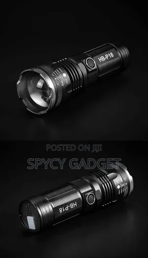 High Power Laser Flashlight Telescopic Zoom for Camping