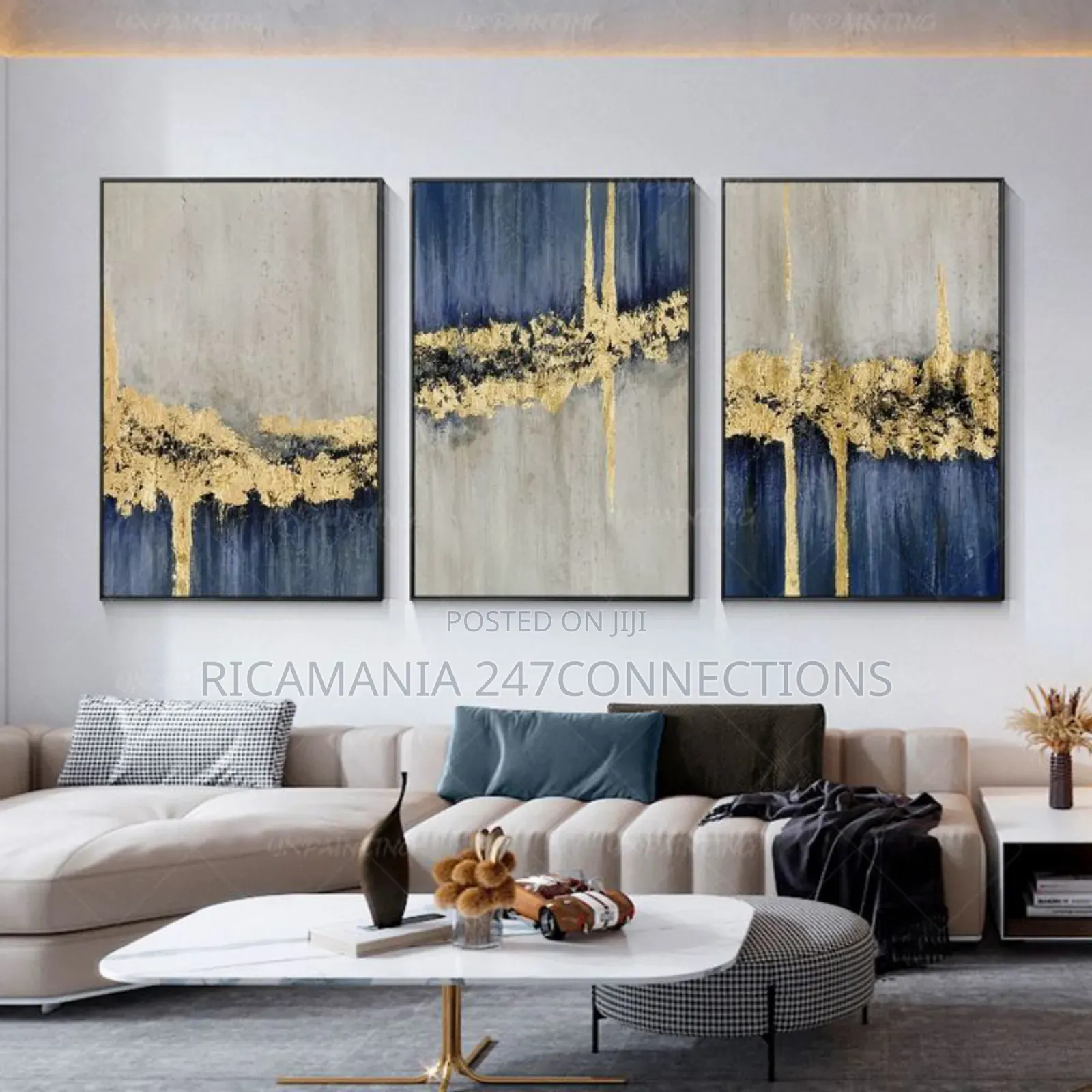 3in1 Set of Abstract Canvas Print