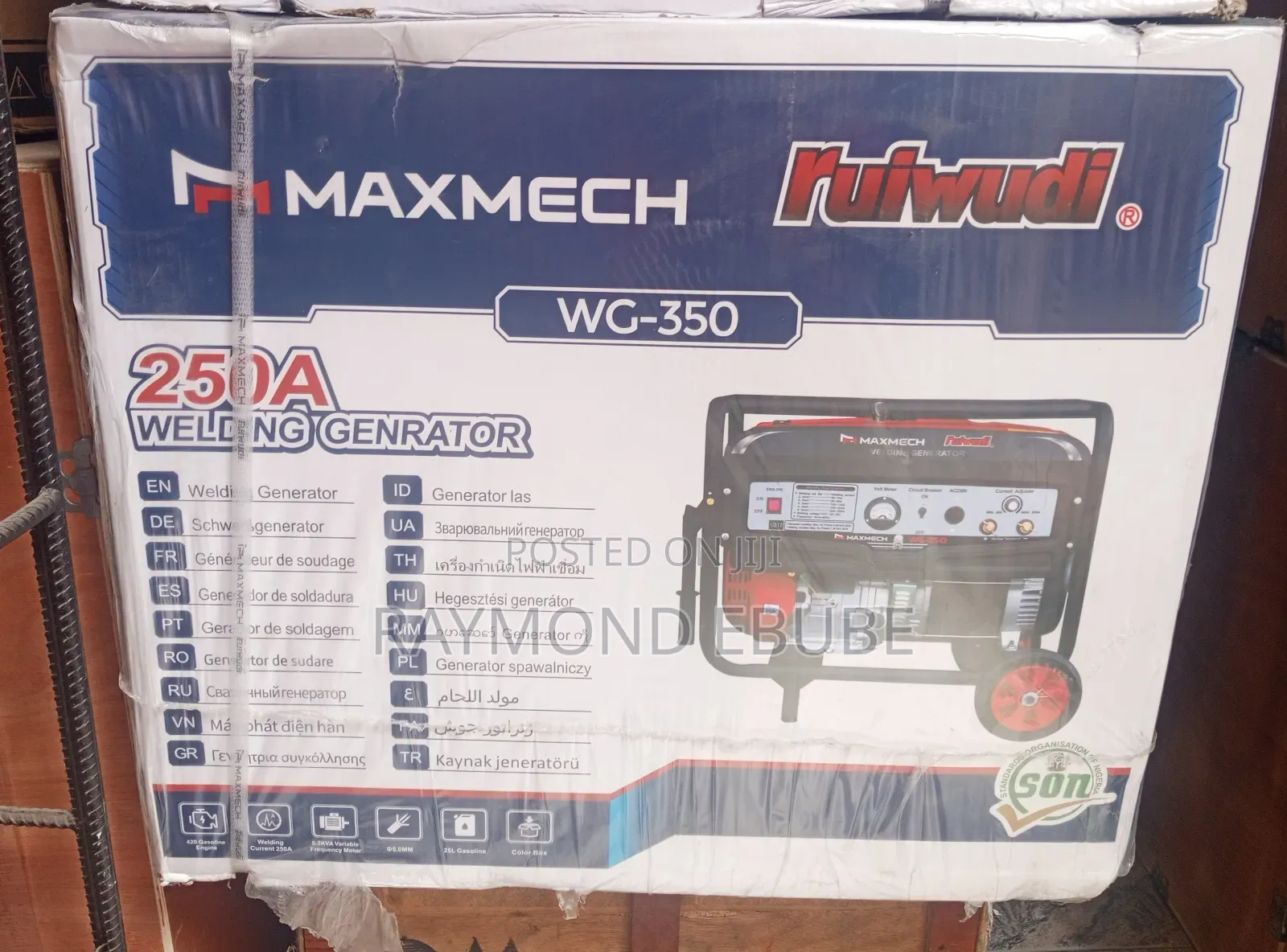Maxmech Welding Generator 250a