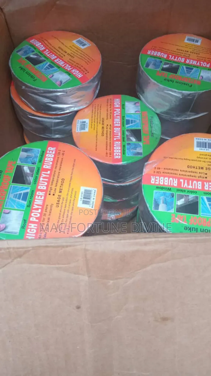 Waterproof Tape 2" X10meter Per One Roll
