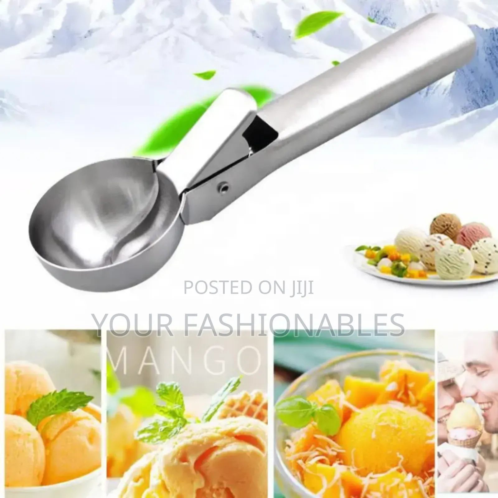 Stainless Steel Ice Cream Scoop
