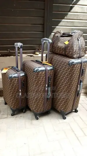 Fendi Traveling Luggage Boxes