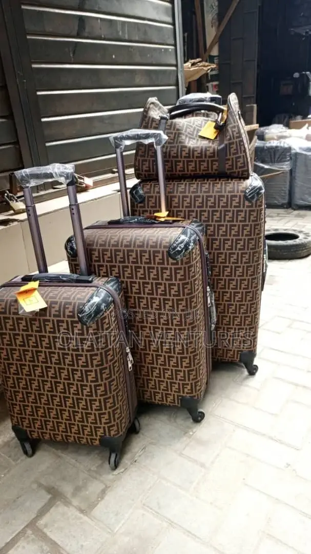 Fendi Traveling Luggage Boxes