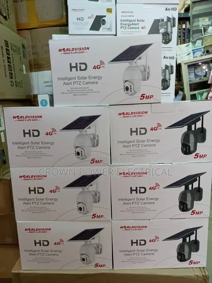 Worldvision Intelligent Solar Energy PTZ Alert Camera