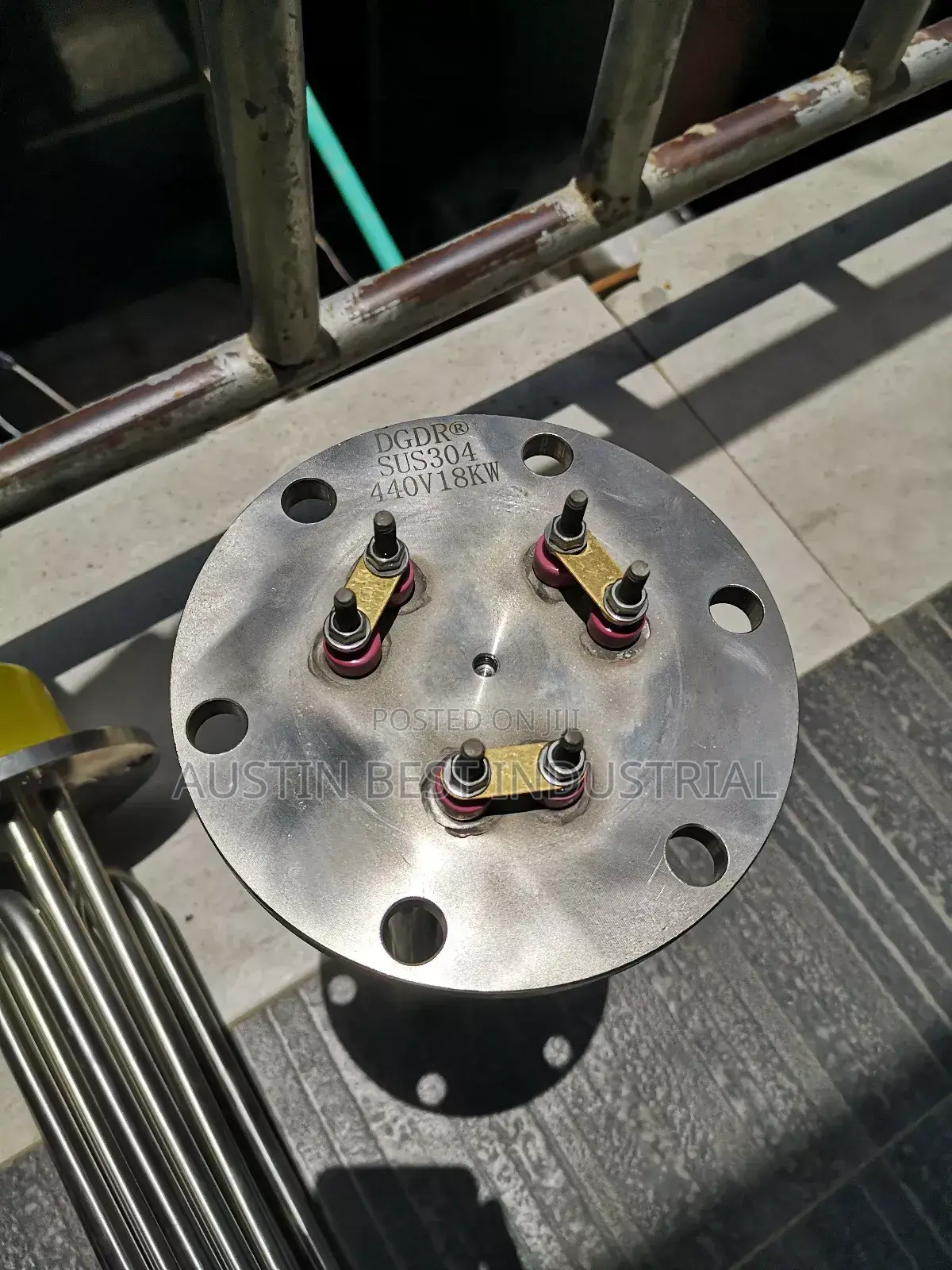 3ph Flange Industrial Heating Element 6poles