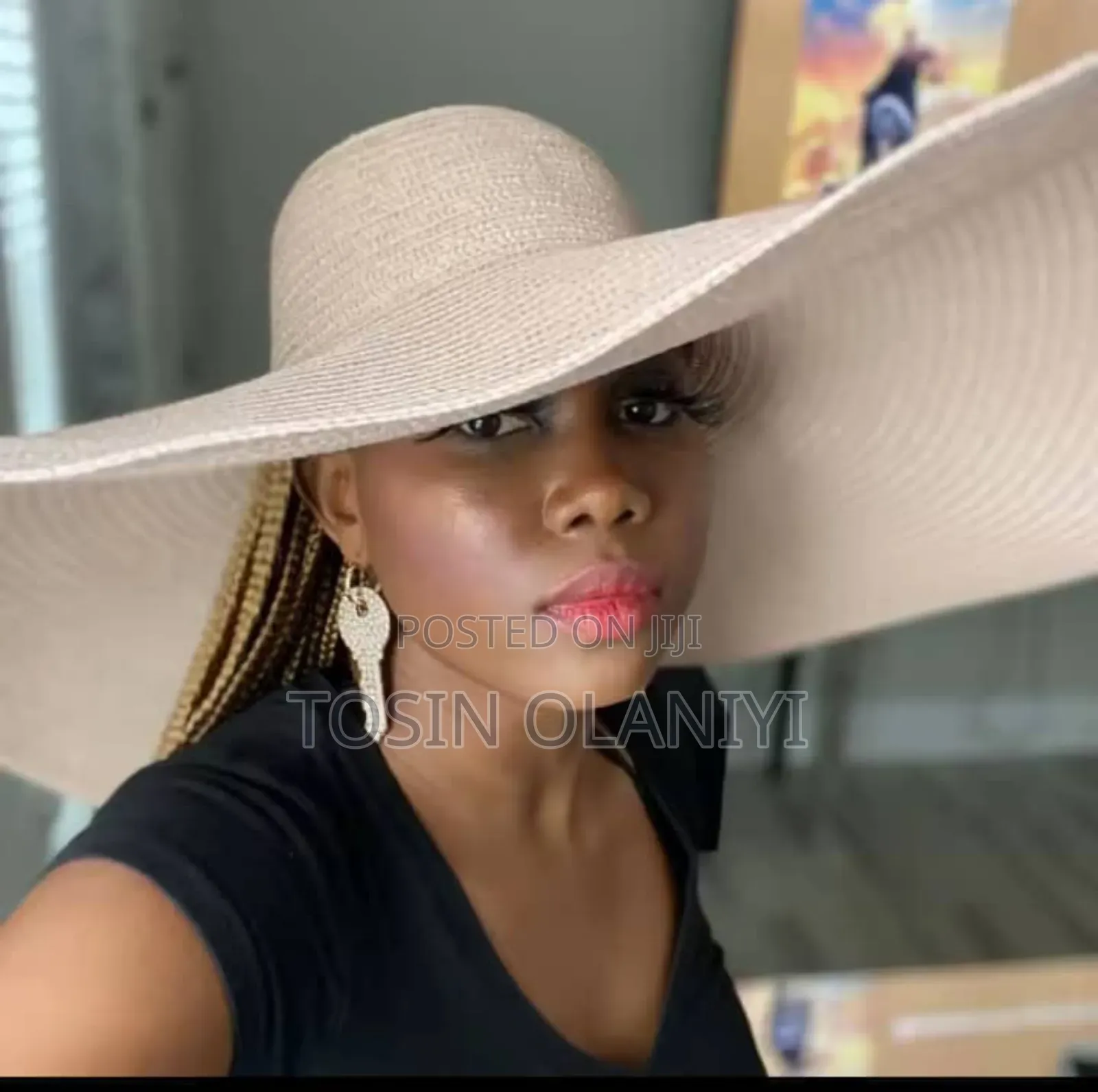 Ladies' Floppy Straw Hat (Medium)