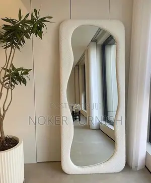 Wavy Full Length Wall Mirror