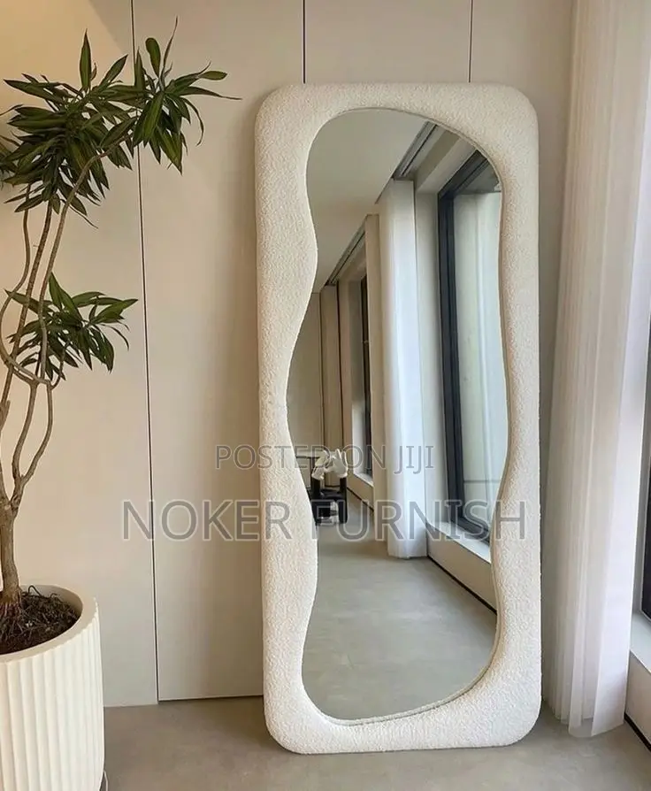 Wavy Full Length Wall Mirror