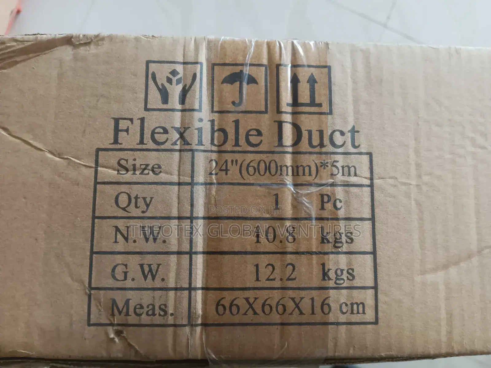 Flexible Duct Hose 24" X 5meter
