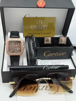 Exclusive Cartier Leather Masculine Set