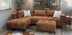 L Shape Sofa's With Puff Table