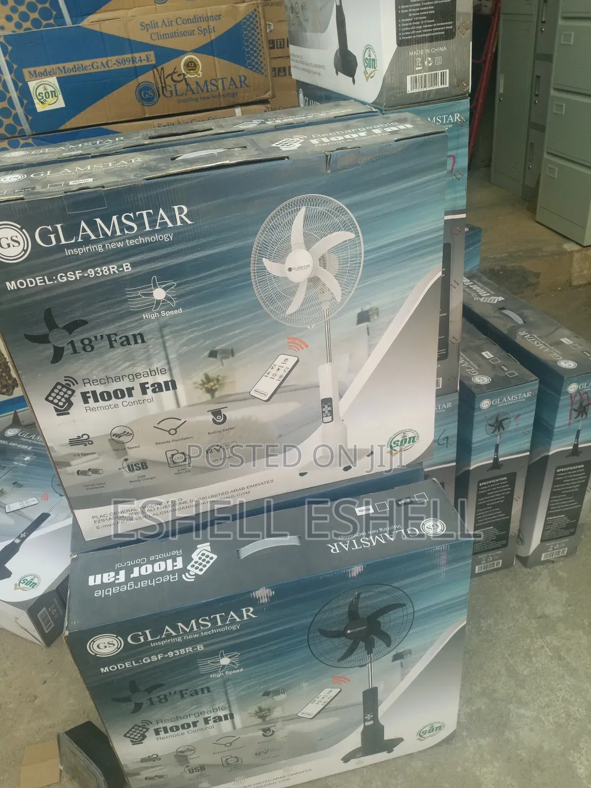 Glamster Rechargeable Fan