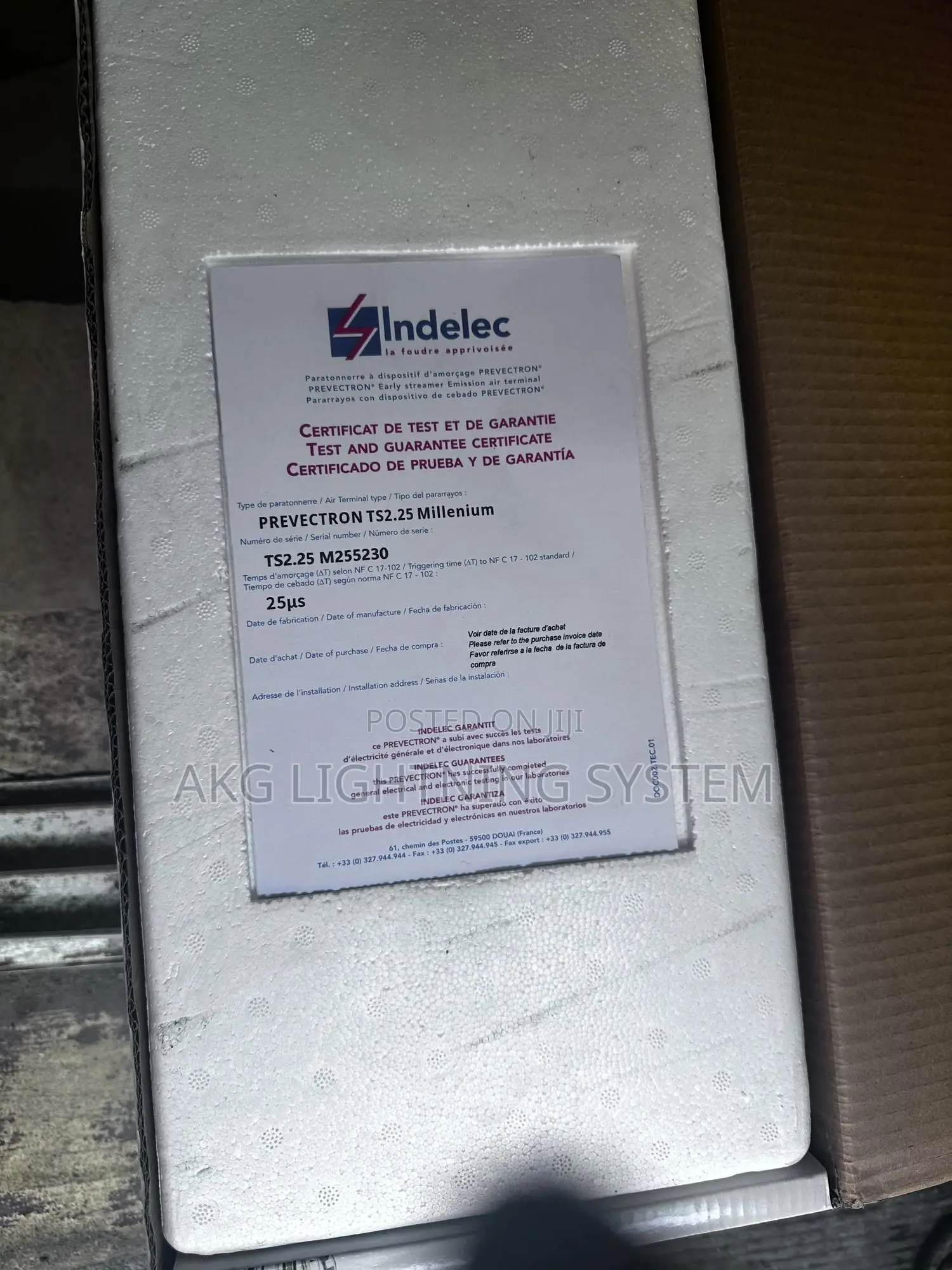 Ts2.25 Indelec Arrestor